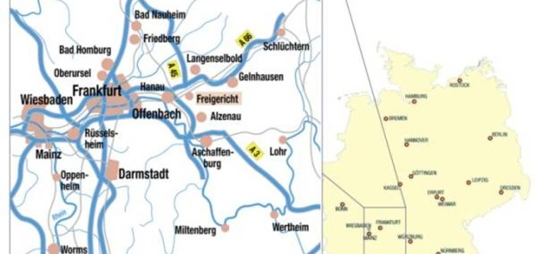 Verkehrsanbindung und Karten | Gemeinde Freigericht